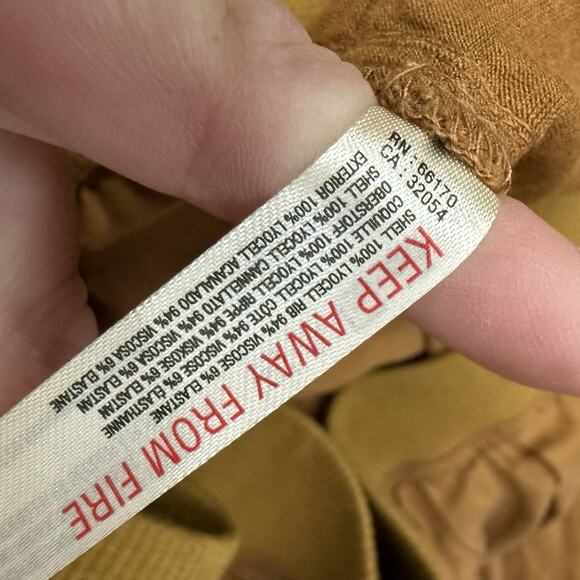 Free People Movement Pants Women XL Brown Cargo Barrel Pull On Boho Dance Street - Picture 12 of 13